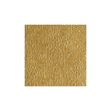 AMB.12504937 Elegance gold dombornyomott papírszalvéta 25x25cm,15db-os asztalterítő és szalvéta