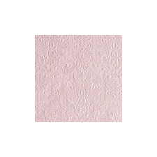 AMB.12505517 Elegance Pearl Pink dombornyomott papírszalvéta 25x25cm,15db-os asztalterítő és szalvéta