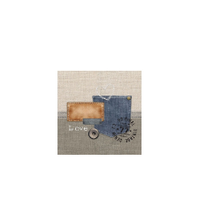  AMB.12511445 Original Denim papírszalvéta 25x25cm,20db-os higiéniai papíráru
