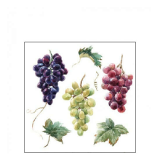 AMB.12517240 Wine grapes papírszalvéta 25x25cm,20db-os papírárú, csomagoló és tárolóeszköz
