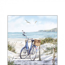  AMB.12517380 Bike at the Beach papírszalvéta 25x25cm,20db-os asztalterítő és szalvéta