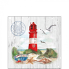  AMB.12517405 Lighthouse papírszalvéta 25x25cm,20db-os