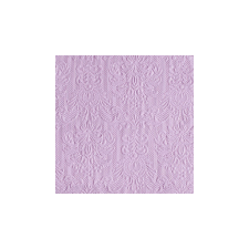  AMB.13305506 Elegance light purple dombornyomott papírszalvéta 33x33cm,15db-os asztalterítő és szalvéta