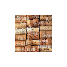  AMB.13309020 Wine Corks papírszalvéta 33x33cm,20db-os higiéniai papíráru