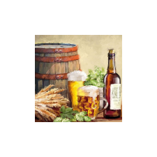  AMB.13310110 Beer And Hops papírszalvéta 33x33cm, 20db-os higiéniai papíráru