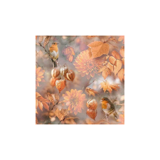  AMB.13313695 Orange Autumn papírszalvéta 33x33cm,20db-os asztalterítő és szalvéta