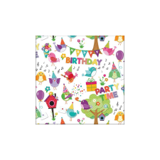 AMB.13316085 Party Time White papírszalvéta 33x33cm,20db-os asztalterítő és szalvéta