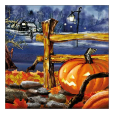  AMB.13316465 Jack-o&amp;- 039;-Lantern papírszalvéta 33x33cm, 20db-os papírárú, csomagoló és tárolóeszköz