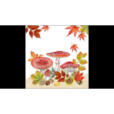 AMB.13316745 Fly agaric group papírszalvéta 33x33cm, 20db-os asztalterítő és szalvéta