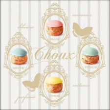 AMB.13317325 Cream Puffs papírszalvéta 33x33cm, 20db-os higiéniai papíráru