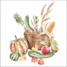 AMB.13317785 Autumn still life papírszalvéta 33x33cm, 20db-os papírárú, csomagoló és tárolóeszköz