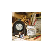  AMB.13318375 Writers desk papírszalvéta 33x33cm, 20db-os papírárú, csomagoló és tárolóeszköz