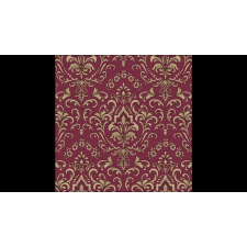 AMB.13319265 Baroque ornament bordeaux papírszalvéta 33x33cm, 20db-os asztalterítő és szalvéta