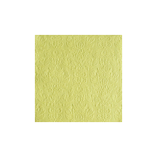 AMB.14004931 Elegance light green dombornyomott papírszalvéta 40x40cm,15db-os asztalterítő és szalvéta