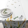  AMB.16617470 Ornamental Flowers White asztali futó 40x150cm,100% pamut