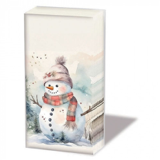  AMB.32218890 Snowman in nature papírzsebkendő 10db-os papírárú, csomagoló és tárolóeszköz