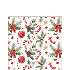  AMB.32520290 Christmas Elements papírszalvéta 25x25cm, 20db-os papírárú, csomagoló és tárolóeszköz