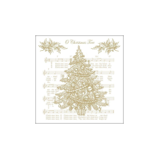 AMB.33312269 O Christmas Tree Gold papírszalvéta 33x33cm,20db-os papírárú, csomagoló és tárolóeszköz