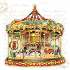  AMB.33319095 Carousel papírszalvéta 33x33cm, 20db-os papírárú, csomagoló és tárolóeszköz