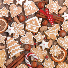  AMB.33319960 Flavoured cookies papírszalvéta 33x33cm, 20db-os papírárú, csomagoló és tárolóeszköz