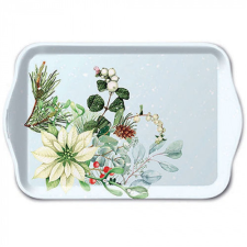 AMB.33718990 White poinsettia műanyag kistálca 13x21cm konyhai eszköz