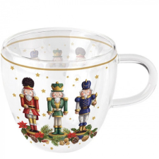  AMB.34418090 Bearded nutckracker duplafalú borosilicate üvegcsésze 0,25L konyhai eszköz