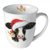  AMB.38419210 Christmas cow bell porcelánbögre 0,4l
