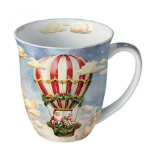  AMB.38419230 Santa&amp;- 039;s air balloon porcelánbögre 0,4l bögrék, csészék