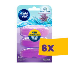 AMBI PUR WC illatosító gél utántöltő Lavender &amp; Rosemary 3x55ml (Karton - 6 csomag) tisztító- és takarítószer, higiénia