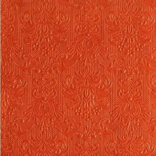 AMBIENTE 14005502 Elegance orange papírszalvéta 40x40cm,15db-os asztalterítő és szalvéta