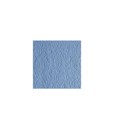 AMBIENTE AMB.12511111 Elegance jeans blue dombornyomott papírszalvéta 25x25cm, 15db-os asztalterítő és szalvéta