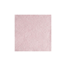 AMBIENTE AMB.13305517 Elegance pearl pink dombornyomott papírszalvéta 33x33cm,15db-os asztalterítő és szalvéta