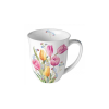 AMBIENTE AMB.18417030 Tulips Bouquet porcelánbögre 0,4l