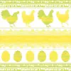 AMBIENTE AMB.23301520 Eastern Silhoulette yellow/green papírszalvéta 33x33cm,20db-os