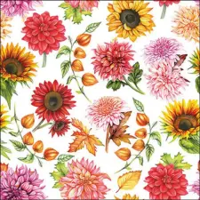 AMBIENTE Autumn blooming papírszalvéta 33x33cm, 20db-os papírárú, csomagoló és tárolóeszköz