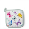 AMBIENTE Butterfly Collection white edényalátét 20x20cm, 100% pamut