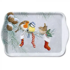 AMBIENTE Christmas Socks műanyag kistálca 13x21cm konyhai eszköz