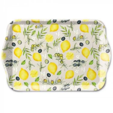 AMBIENTE Citromos olivás műanyag kistálca 13x21cm konyhai eszköz