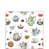 AMBIENTE Classic tea pots papírszalvéta 25x25cm, 20db-os