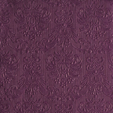 AMBIENTE Elegance aubergine papírszalvéta 40x40cm, 15db-os papírárú, csomagoló és tárolóeszköz
