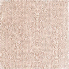 Ambiente Elegance beige dombornyomott papírszalvéta 33x33cm, 15db-os papírárú, csomagoló és tárolóeszköz