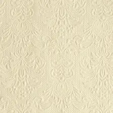 AMBIENTE Elegance cream papírszalvéta 25x25cm, 15db-os papírárú, csomagoló és tárolóeszköz