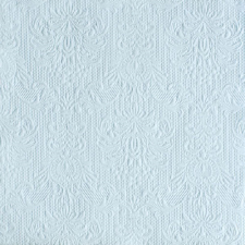 AMBIENTE Elegance light blue dombornyomott papírszalvéta 33x33cm,15db-os konyhai eszköz