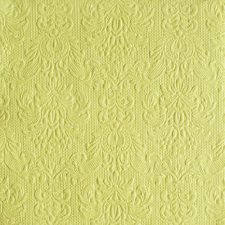 AMBIENTE Elegance light green dombornyomott papírszalvéta 40x40cm,15db-os konyhai eszköz