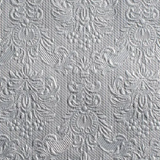 AMBIENTE Elegance silver dombornyomott papírszalvéta 25x25cm,15db-os konyhai eszköz