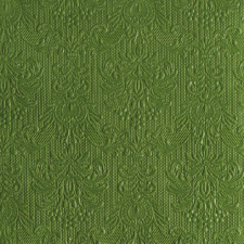 AMBIENTE Elegance Summer green dombornyomott papírszalvéta 33x33cm,15db-os konyhai eszköz