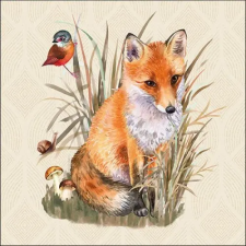 AMBIENTE Foxy papírszalvéta 33x33cm, 20db-os konyhai eszköz