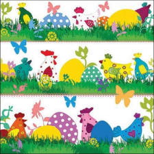 Ambiente Funny chicks papírszalvéta 33x33cm, 20db-os papírárú, csomagoló és tárolóeszköz