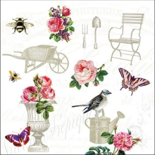 AMBIENTE Garden Spirit papírszalvéta 33x33cm,20db-os papírárú, csomagoló és tárolóeszköz