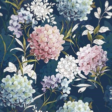  Ambiente Horana Dark Blue papírszalvéta 33x33cm, 20db-os papírárú, csomagoló és tárolóeszköz